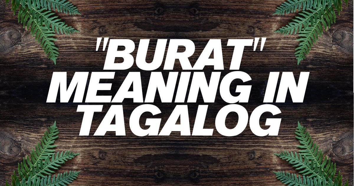 "Burat" Meaning In Tagalog